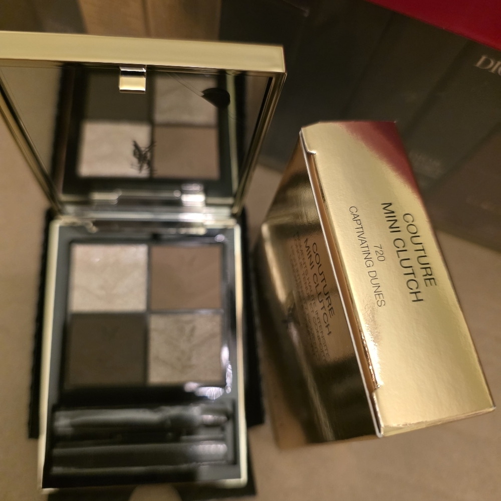 YSL COUTURE MINI CLUTCH LUXURY EYESHADOW PALETTE 720 CAPTIVATING DUNES - Picture 4 of 7